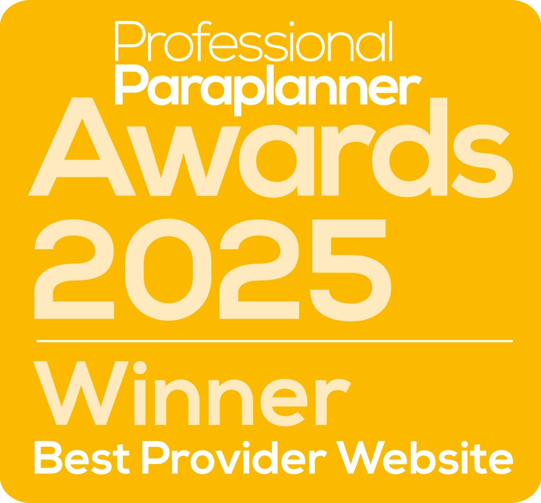 Professional Paraplanner Awards 2025 Winner - Best Provider Website