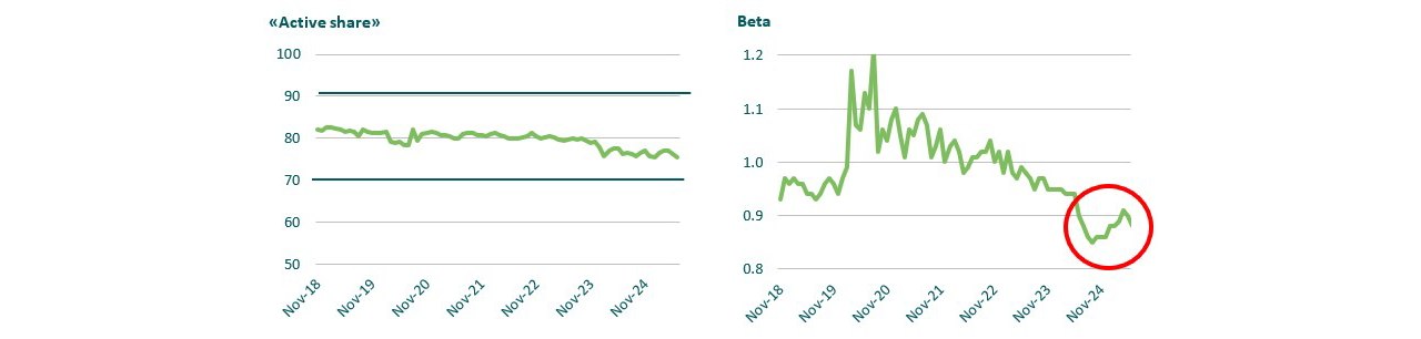 Active share - Beta
