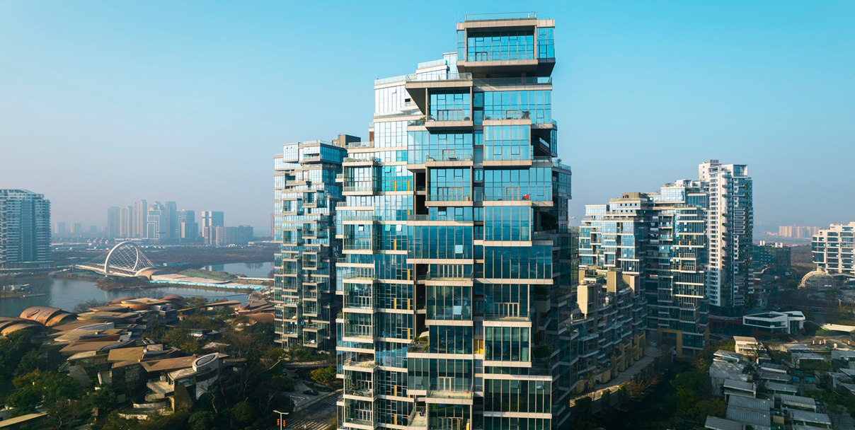 Glass building image