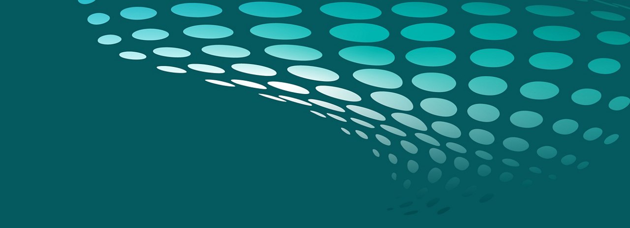 LIght green dots on teal background