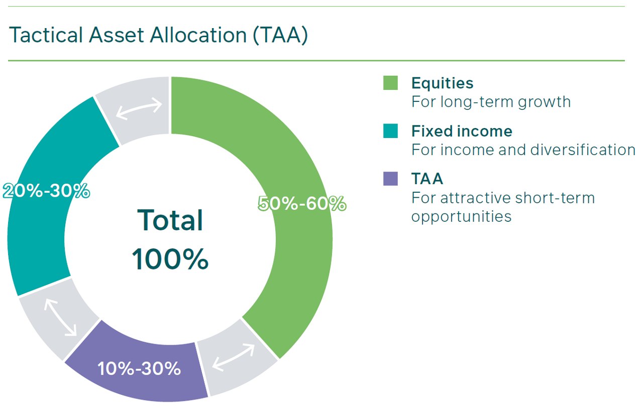 Tactical Asset Allocation (TAA) Pie Chart