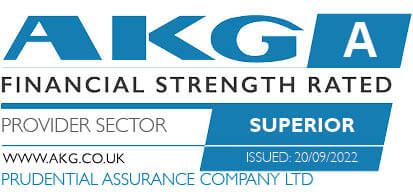 AKG Financial Strength Rated - Prudential Assurance Company Ltd