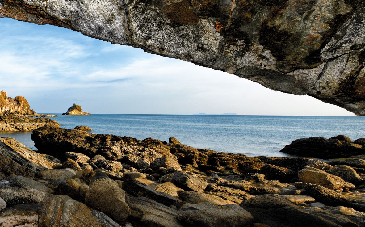 Sea View from center of rocks